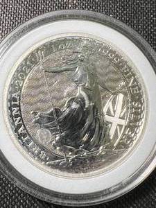 1 TROY OZ .999 FINE SILVER 2021 BRITTANIA IN AIRTITE