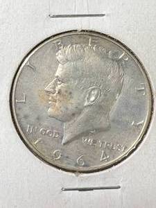 1964 US KENNEDY HALF DOLLAR UNC