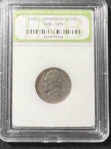 1939 US JEFFERSON NICKEL SLABBED
