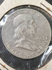 1963 US FRANKLIN HALF DOLLAR