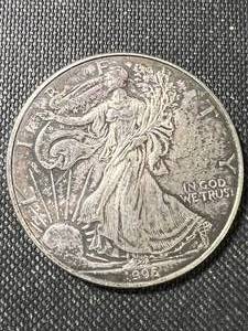 1996 AMERICAN SILVER EAGLE 1 TROY OZ .999 FINE SILVER