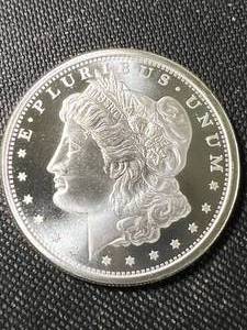 1 TROY OZ .999 FINE SILVER MORGAN DOLLAR ROUND