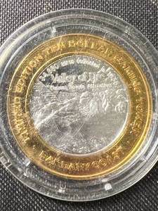 .6 TROY OZ .999 FINE SILVER LAS VEGAS CASINO TOKEN IN AIRTITE