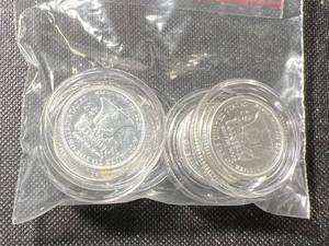 GROUP OF 6 LIBERTY ROUNDS 110th TROY OZ .999 FINE SILVER EACH