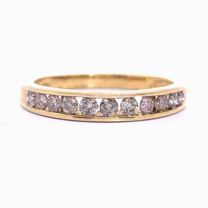 Timeless 0.35 Carat Diamond Channel 12 Eternity Ring