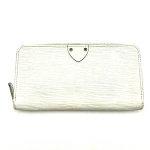 Louis Vuitton White Epi Zippy Long Wallet - Authentic $700 Retail