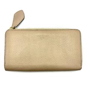 Louis Vuitton Greige Portefeuille Comet Round Zipper Long Wallet - Authentic $700 Retail