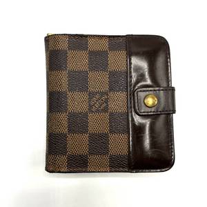 Louis Vuitton Damier Ebene Compact Zip Wallet - Authentic $600 Retail