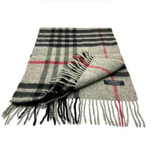 Burberry 100% Lambswool Plaid Scarf - Authentic $500 Retail