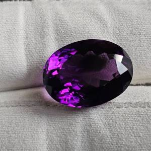 HUGE 26.87 Carat Deep Purple Brazilian Amethyst Gemstone $1,343 Retail VIDEO