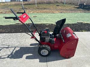 lot 2 image: Craftsman 5.5HP with Electric Start Snow Blower
