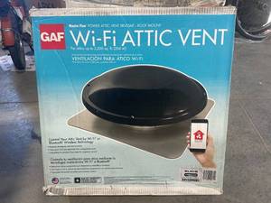 lot 11 image: New in Box WIFI Masterflow Roof Mount Attic Vent