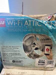 lot 18 image: New in Box Wi FI Attic Vent (up to 2300sq ft)