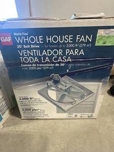 lot 21 image: Masterflow Whole House Belt Drive Fan