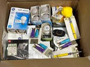lot 27 image: Case of Lightbulbs & Housewares