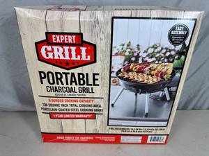 lot 120 image: Brand New Portable Charcoal Grill