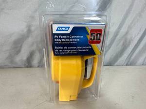 lot 155 image: New RV  Camper 50 Amp Replacement Plug End - Female