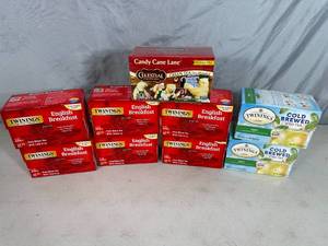lot 187 image: 9 New Boxes of Assorted Tea