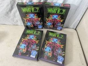 lot 208 image: 4 New Collectible Funko Marvel What If... T-Shirts