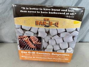 lot 251 image: New Box of Ceramic Gas Grill Charcoal Substitute Briquettes