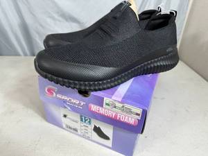 lot 278 image: New Skechers Memory Foam Shoes - Size 12