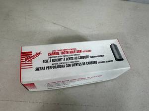 lot 306 image: New Milwaukee Carbide Tooth Hole Saw 1
