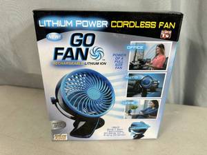 lot 309 image: New Go Fan Rechargeable Cordless Fan