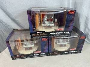 lot 315 image: 3 New Funko Wanda Vision Marvel Mini Moments
