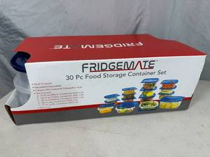lot 51 image: New FridgeMate 30 Piece Food Storage Container Set