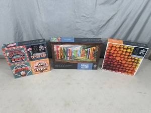 lot 55 image: 3 Brand New Sealed Puzzles
