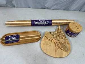 lot 62 image: New Bamboo Kitchn  Cooking Items