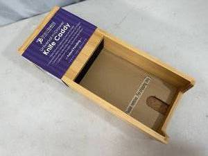 lot 86 image: New Totally Bamboo Universal In Drawer Knife Caddy