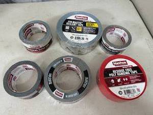 lot 102 image: 6 New Rolls of Expensive Speacilty Tapes