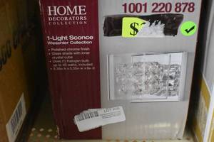 1 light sconce