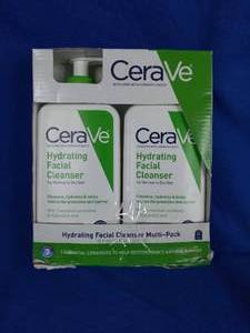 lot 108 image: CeraVe Hydrating Facial Cleanser for Normal to Dry Skin, 2- 12 oz