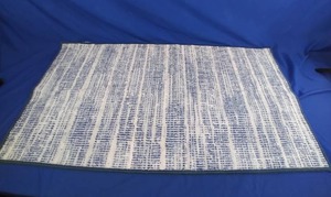 lot 124 image: 2 Diem Geometric Cotton Runner Rugs 74x 30 and 36x 30