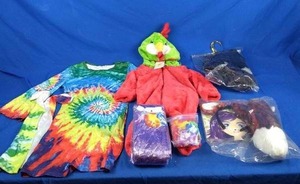 lot 131 image: Collection of 5 Costumes Chicken, Tie Die, Fox, Etc.
