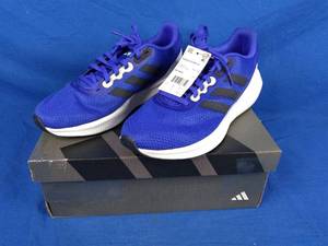lot 143 image: New Adidas Blue Runfalcon 3.0 Running Shoe - Mens Size 9