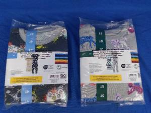 lot 146 image: New Members Mark Boys 4 Piece Organic Cotton Pajama Set 2 Sets Size 4T and 5T