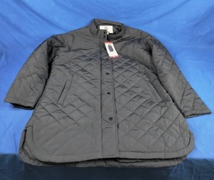 lot 165 image: New WP WEATHERPROOF Womens Long Quilted Grey Jacket. Size XL