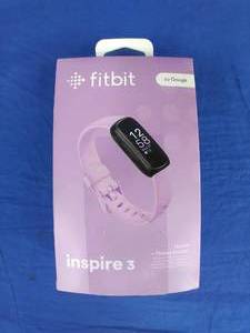 lot 169 image: New Fitbit Inspire 3 Fitness Tracker - Lilac Bliss