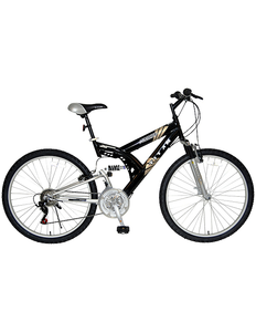 lot 195 image: New Titan Punisher Unisex 26 21-Speed Full Suspension Mountain Bike