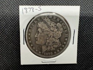 lot 2 image: 1878-S Morgan Sliver Dollar