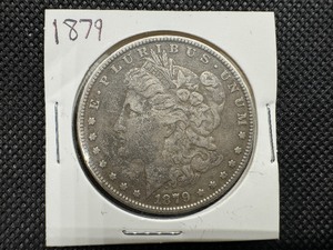 lot 3 image: 1879 Morgan Silver Dollar