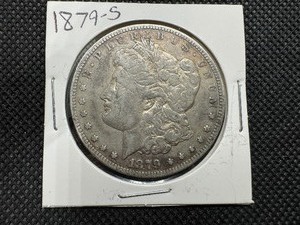 lot 5 image: 1879-S Morgan Silver Dollar