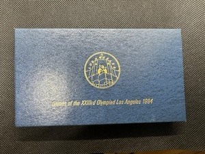 lot 56 image: Games of the XXIIIRD Olympiad Los Angeles 1984 Three Coin Set
