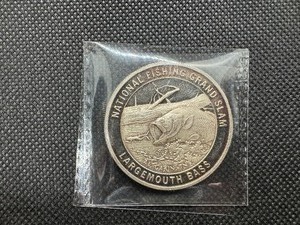 lot 61 image: North America Fishing Club Large Mouth Bass 1-Ounce .999 Fine Silver