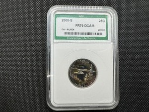 lot 70 image: 2005 S (Silver) Toned ANI PR70 DCAM