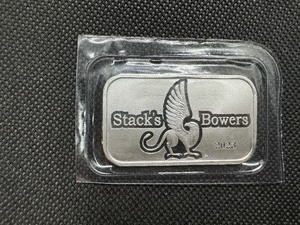 lot 73 image: 2023 Stacks and Bowers 1 Ounce Bar