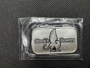 lot 74 image: 2023 Stacks and Bowers 1 Ounce Bar